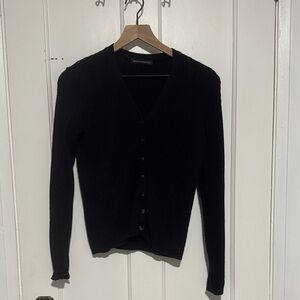 Brandy Melville Classic Blue V-Neck Cardigan